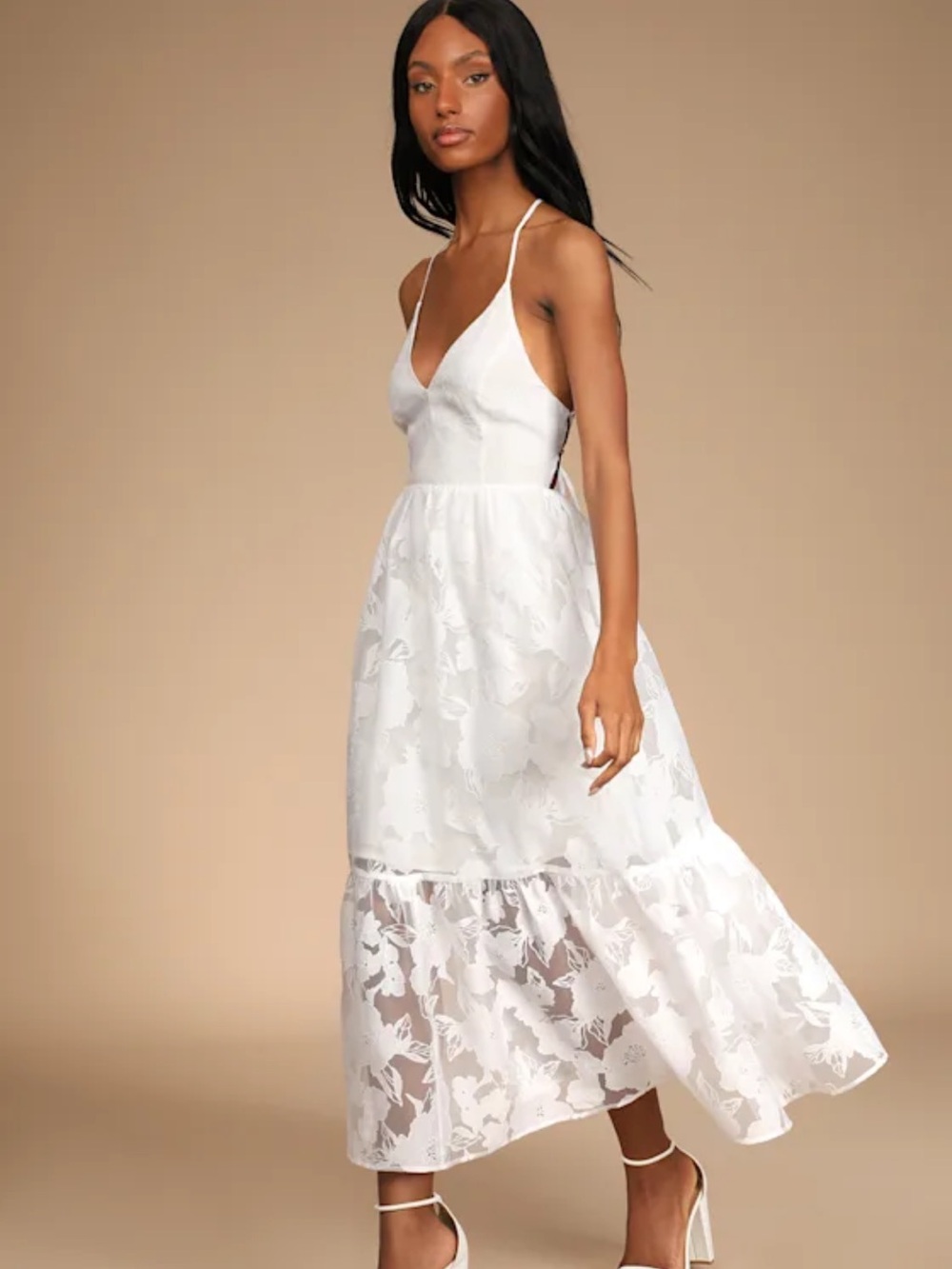 NWT Lulus Feeling Like Forever White Dress